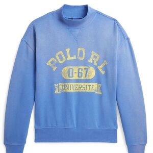 NWT POLO RALPH LAUREN logo-print fleece sweatshirt Kids XL